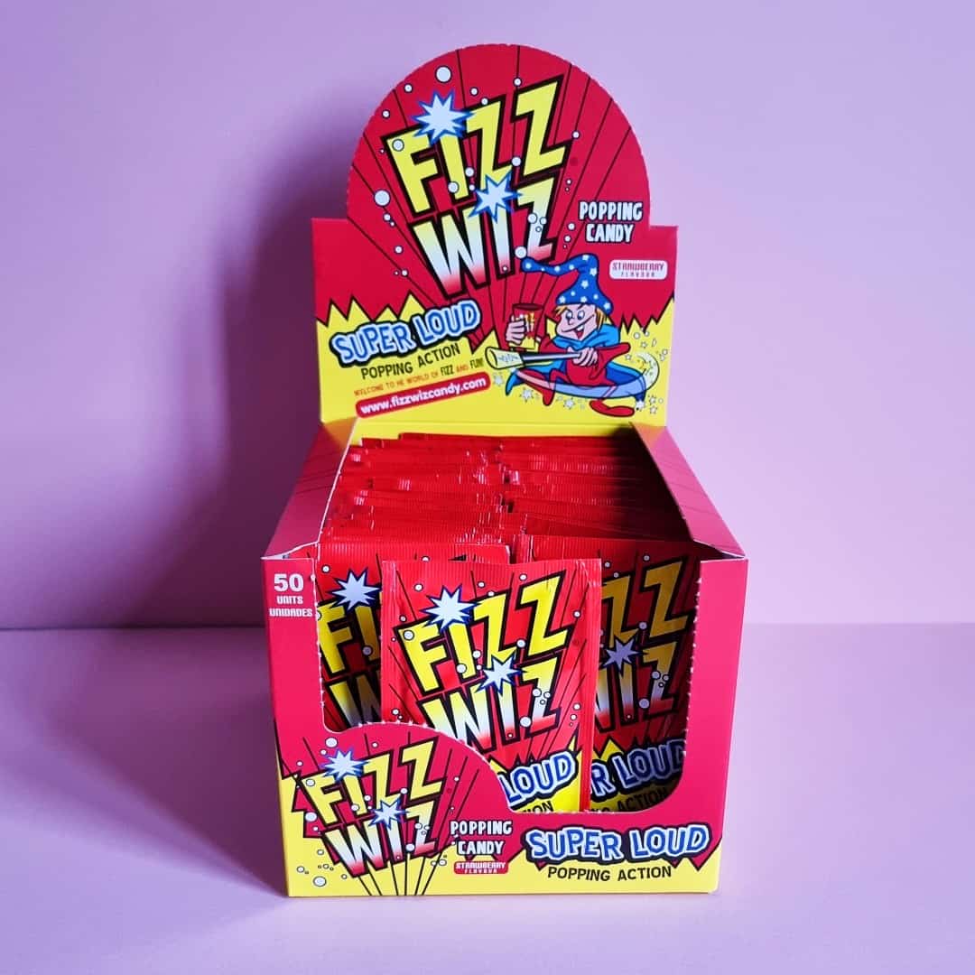 Fizz Wiz Popping Candy - Strawberry