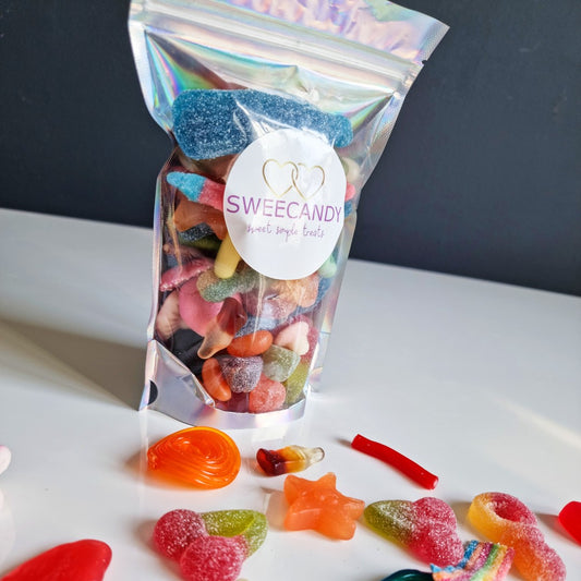 Medium Pick & Mix Pouch full of pre selected sweets