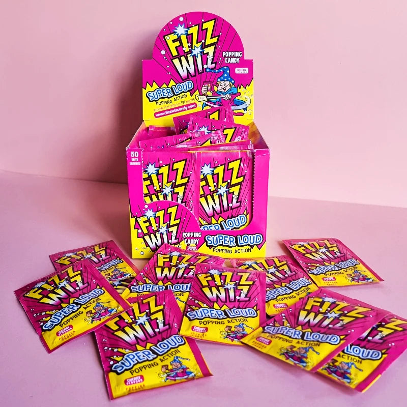 Fizz Wiz Popping Candy - Cherry