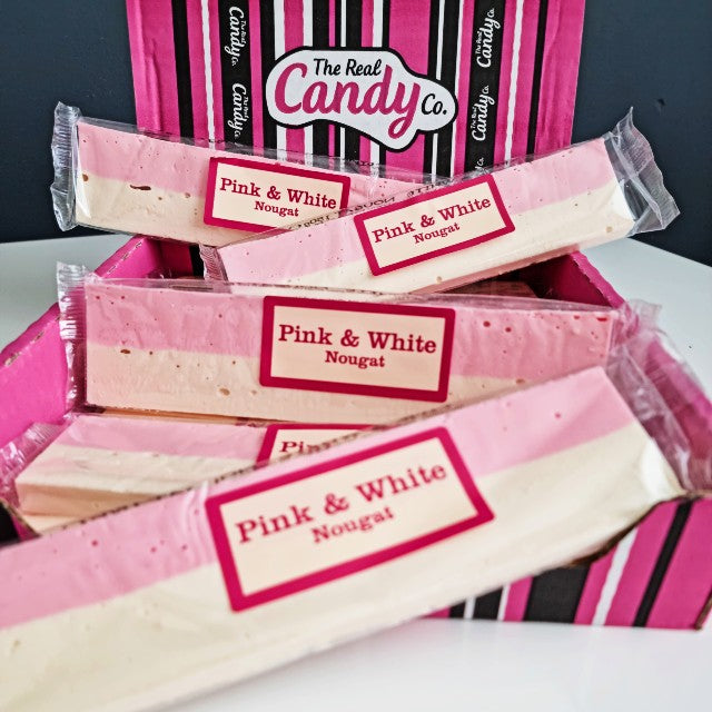 Pink & White Nougat Bar